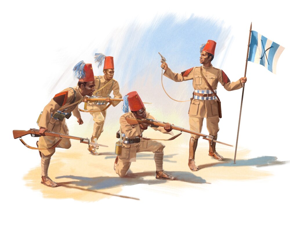 Eritrean battalions of the Italian Ð¡olonial Army (1939-1940) (4 figures)