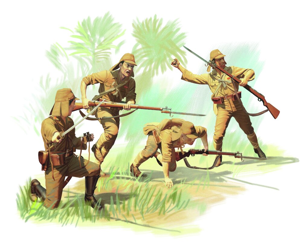 Japan Infantry (1942-1945) (4 figures)