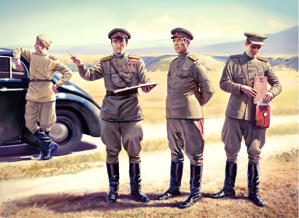 Soviet Staff Personnel (1943-1945) (4 figures)