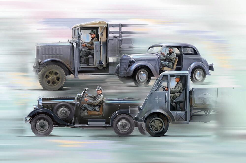 German Drivers (1939-1945) (4 figures)
