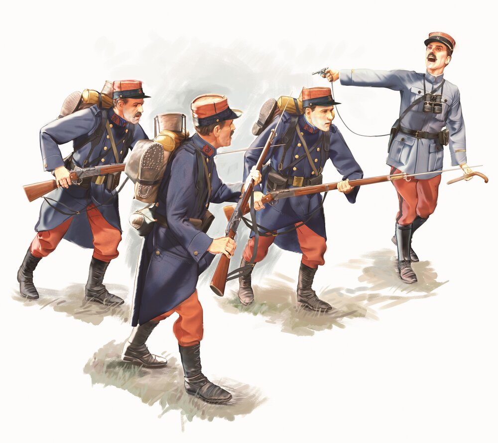 FRENCH INFANTRY 1:35