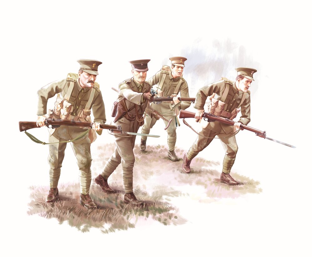 British Infantry (1914) (4 figures)