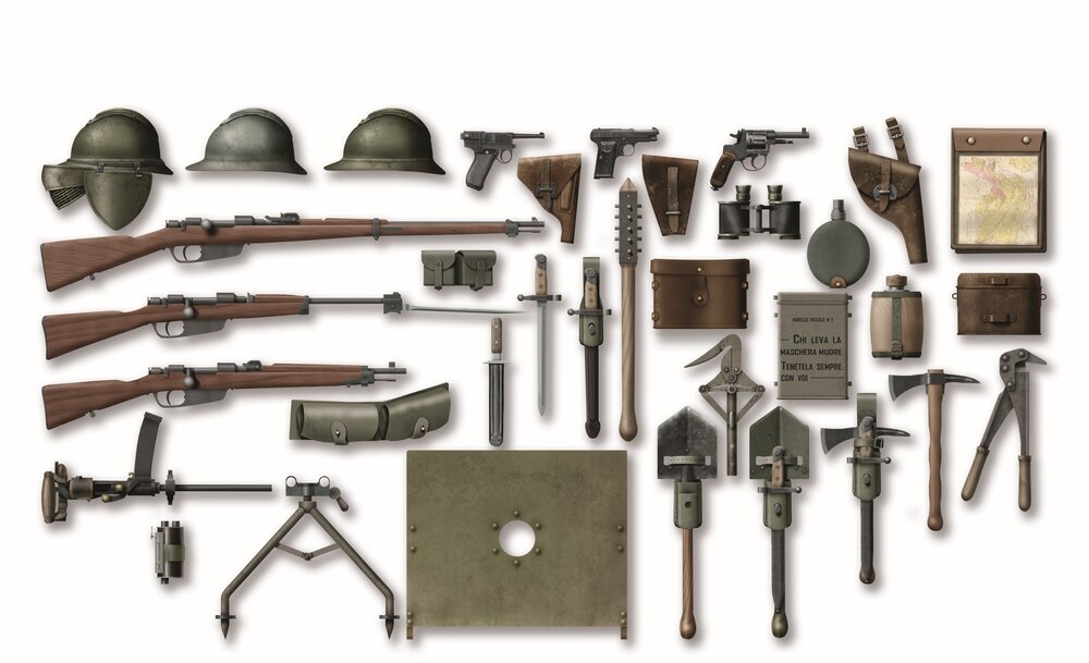WWI Italian Infantry Weapon and Equipment