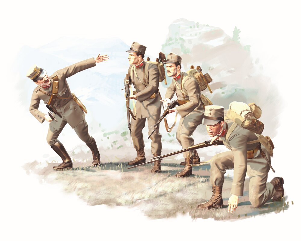 Italian Infantry (1915) (4 figures)