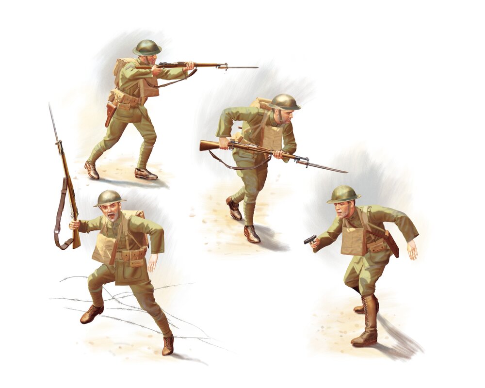 US Infantry (1918) (4 figures)