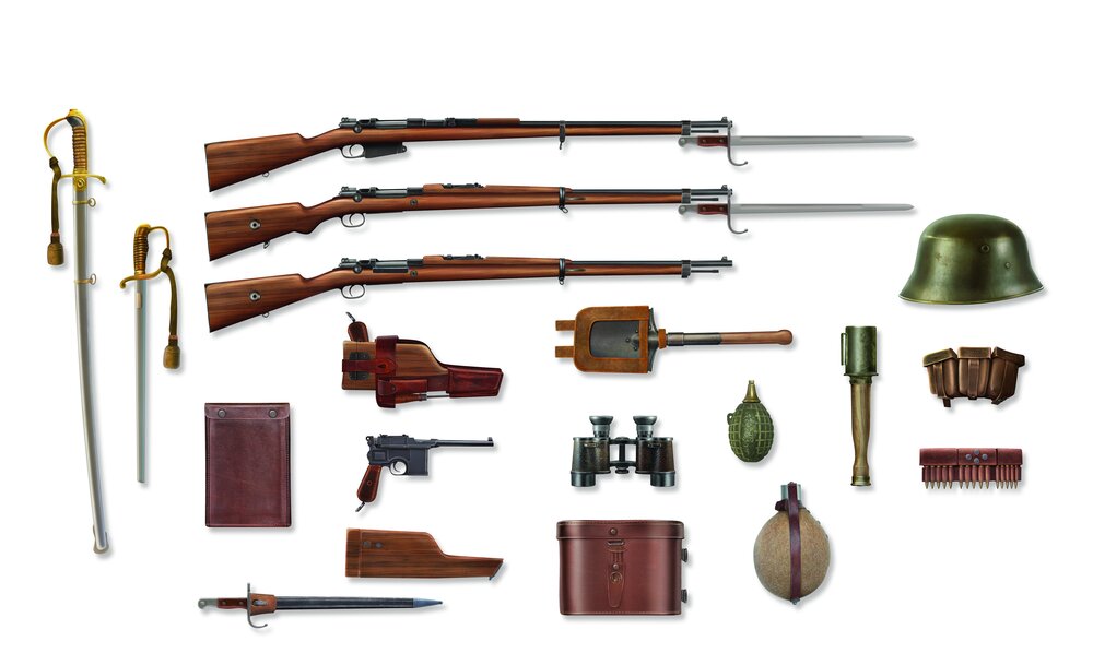 WWI Turkish Infantry Weapons & Equipment