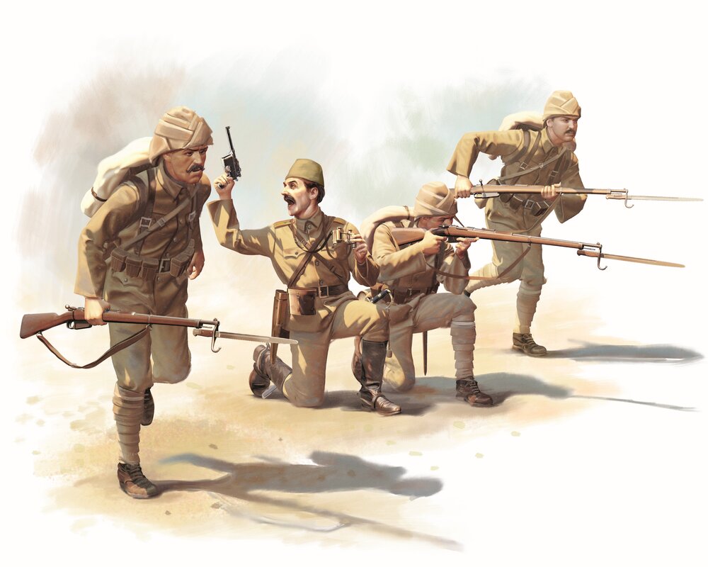 Turkish Infantry (1915-1918) (4 figures)