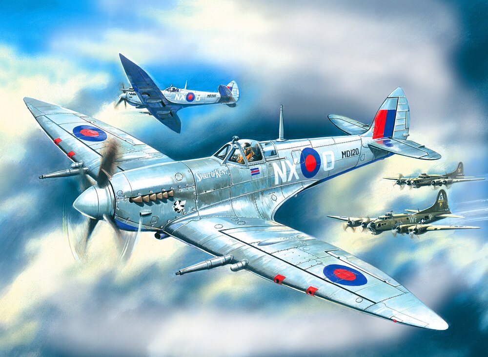 Spitfire Mk.VII, WWII British Fighter