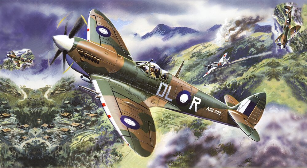Spitfire Mk.VIII, WWII British Fighter