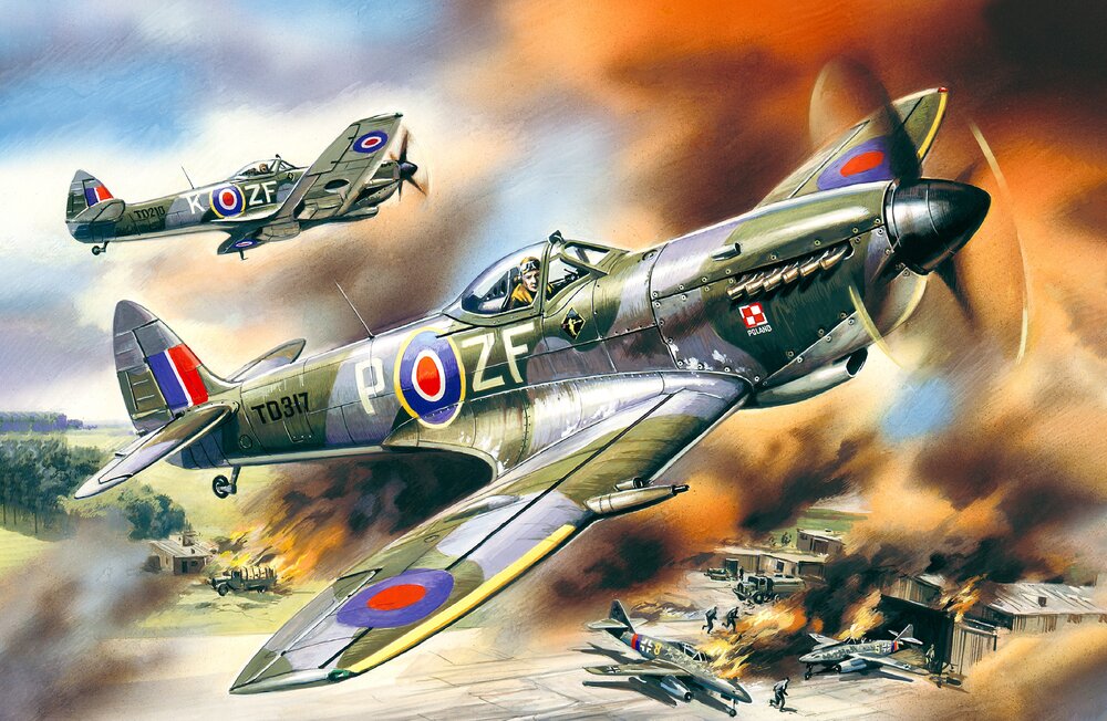 Spitfire Mk.XVI, WWII British Fighter