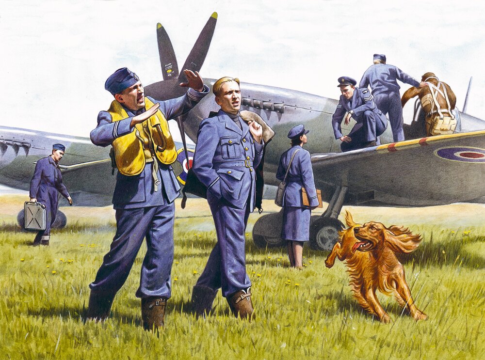 RAF Pilots and Ground Personnel (1939-1945) (7 figures)
