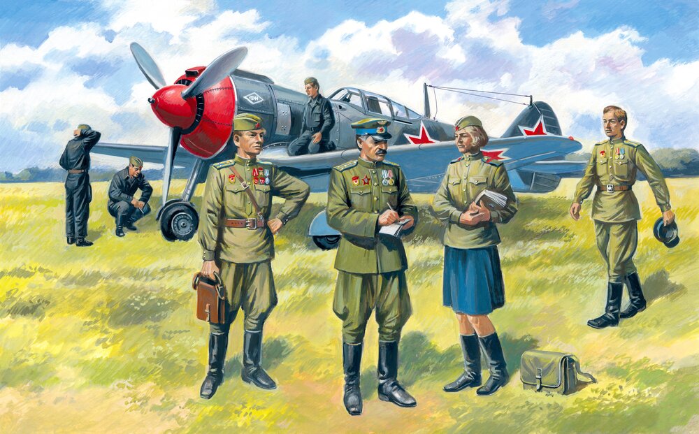 Soviet Air Force Pilots and Ground Personnel (1943-1945) (7 fig.)