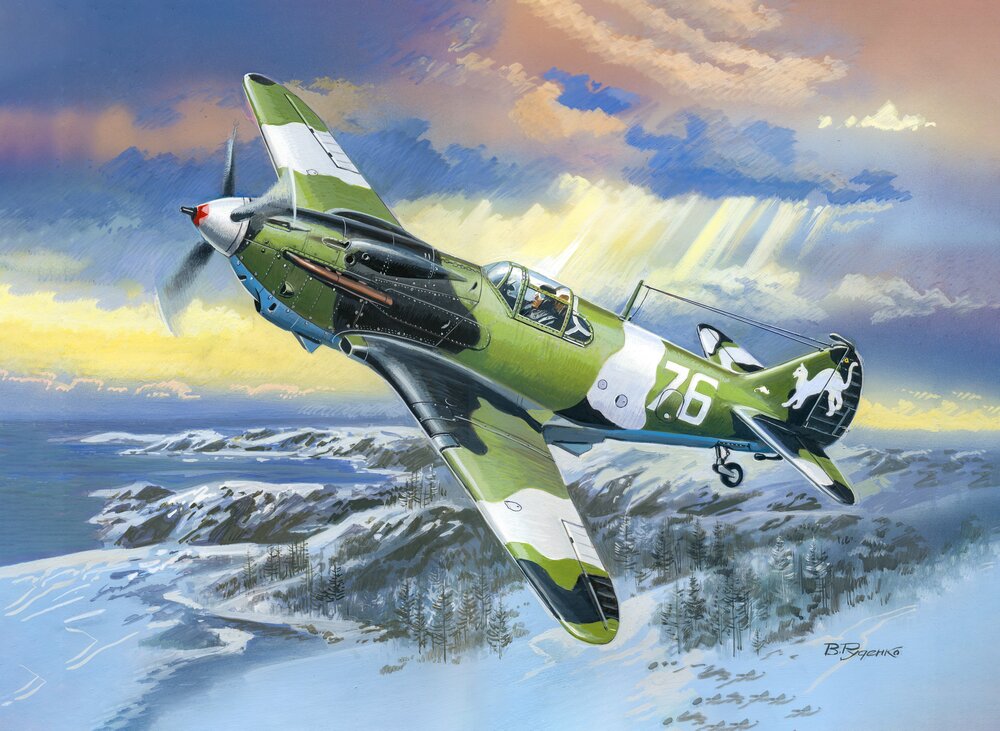 LaGG-3 series 1-4, WWII Soviet Fighter