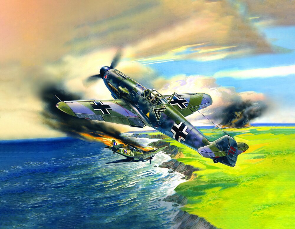 Messerschmitt Bf 109F-2, WWII German Fighter