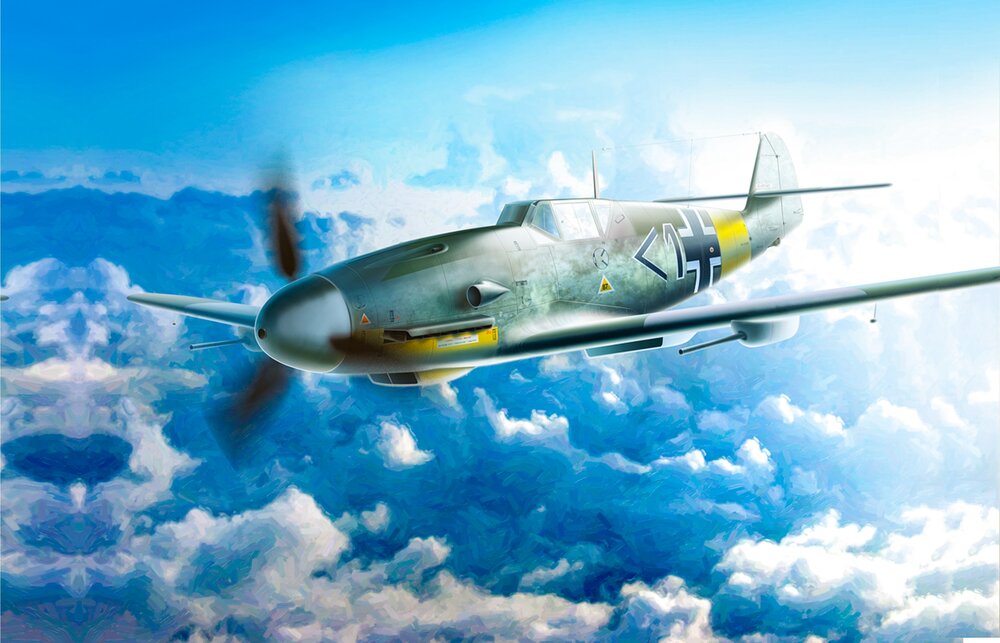 Messerschmitt Bf 109F-4/R6, WWII German Fighter