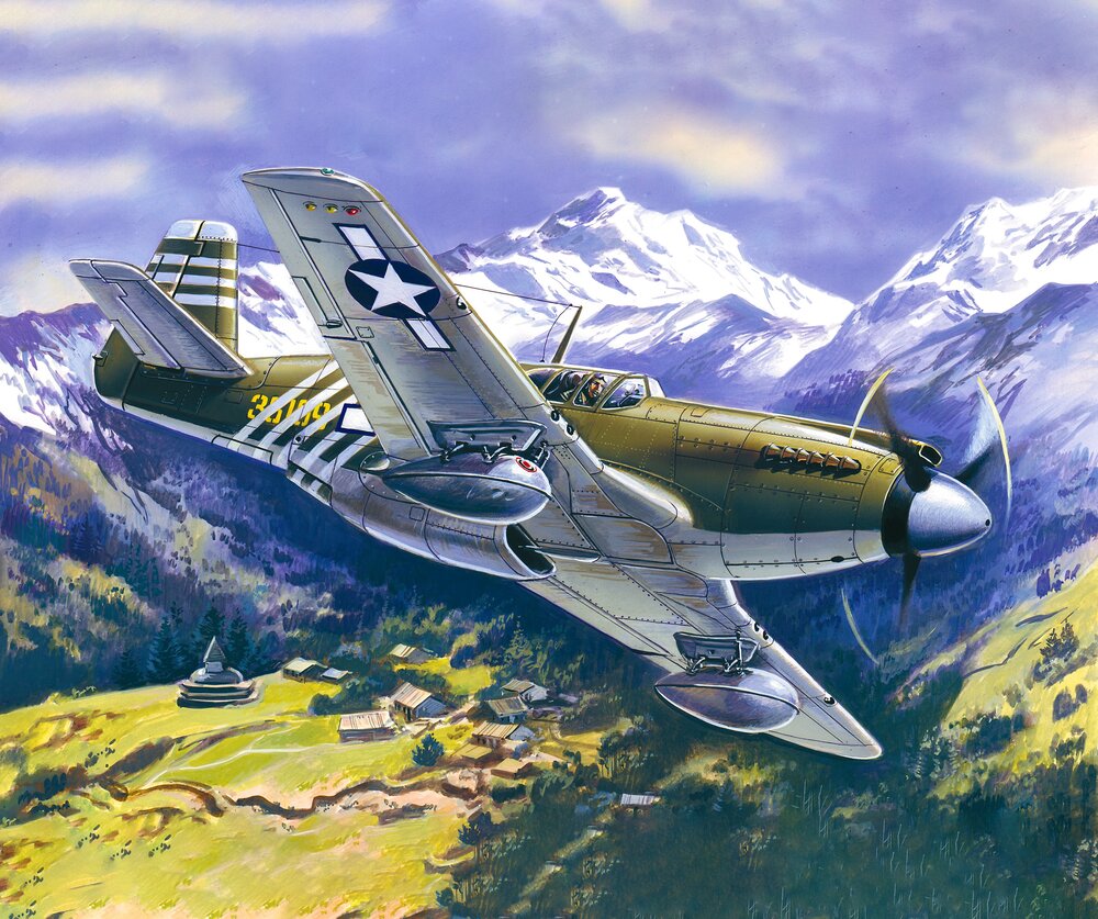 Mustang P-51A, WWII American Fighter