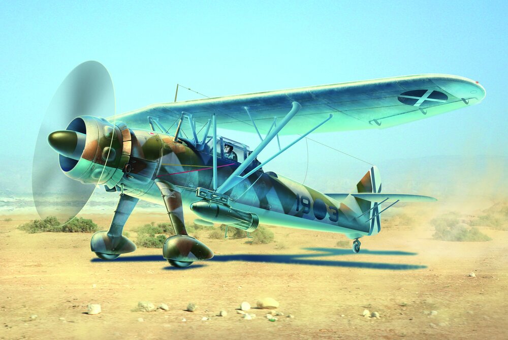 Hs 126A-1 with bomb rack, Condor Legion Reconnaissance Plane