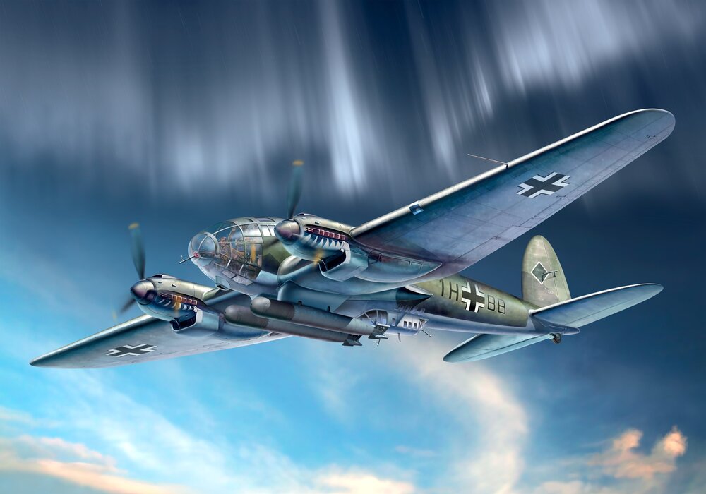 He 111H-6, WWII German Bomber