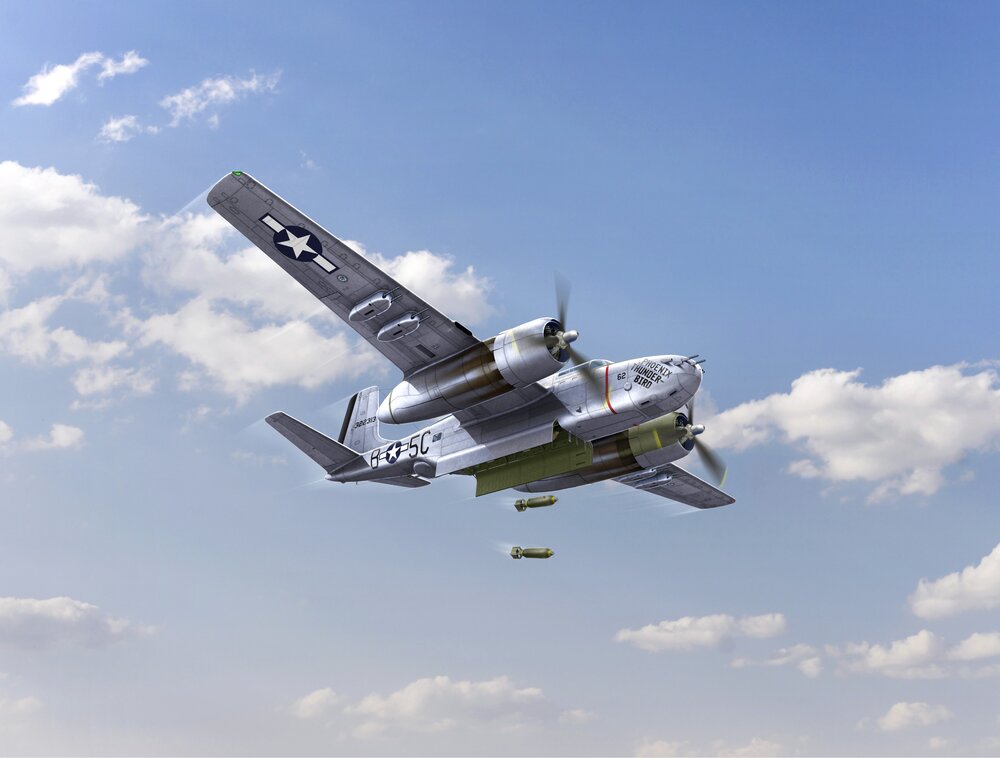 A-26B-15 Invader, WWII American Bomber