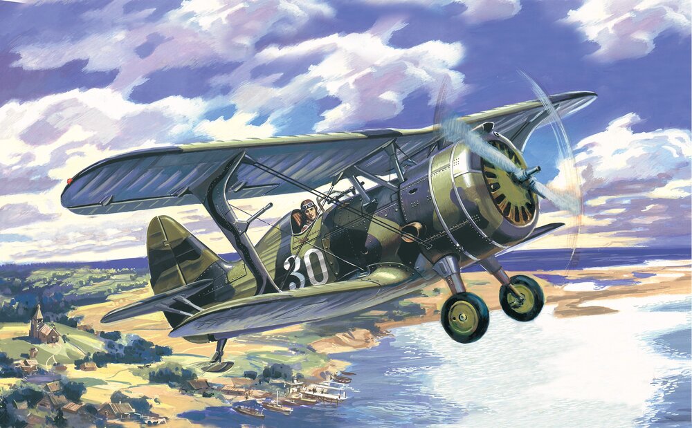 I-15 bis, WWII Soviet Biplane Fighter