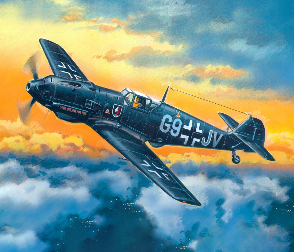 Messerschmitt Bf 109E-4, WWII German Night Fighter