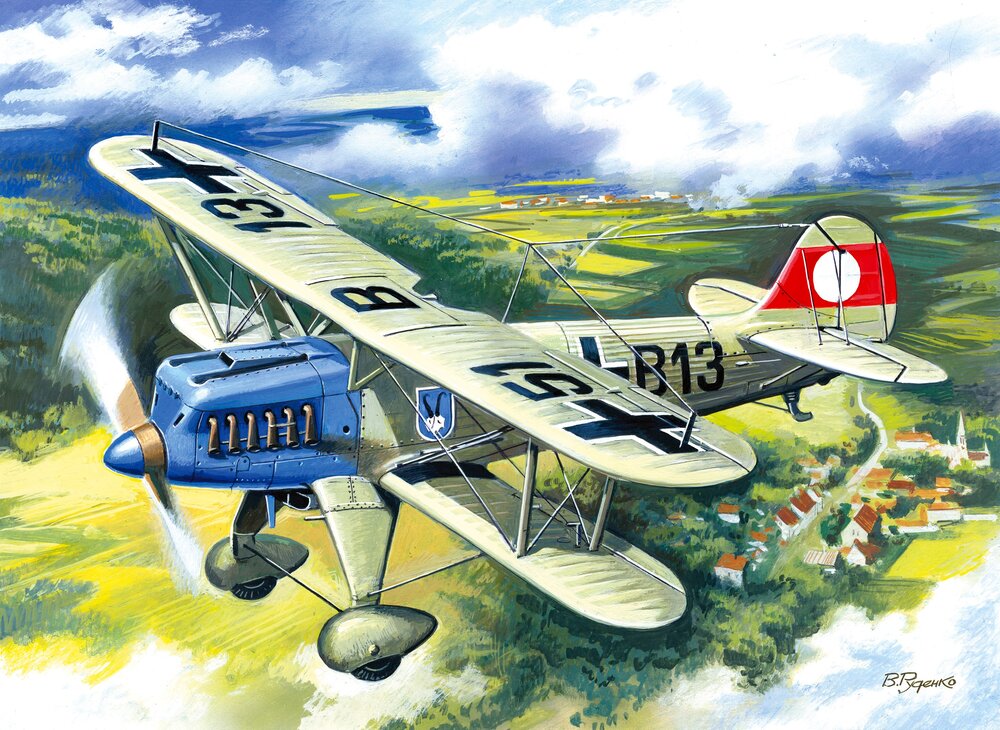 HE 51A-1 GERM.BIPLANE1:72