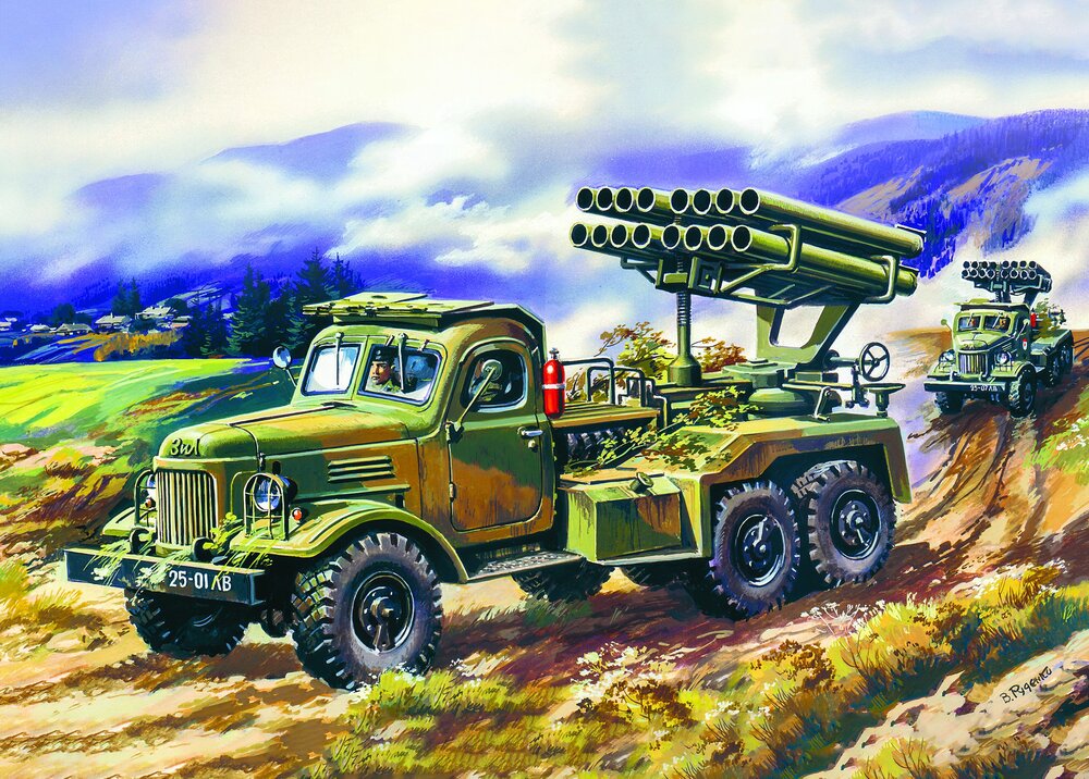 BM-14-16, Multiple Launch Rocket System on ZiL-157 base