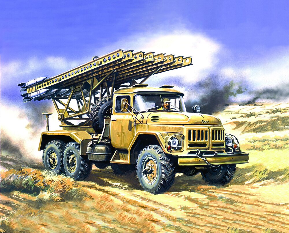 BM-13-16, Multiple Launch Rocket System on ZiL-131 base