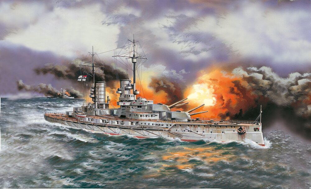 Markgraf (full hull & waterline), WWI German Battleship