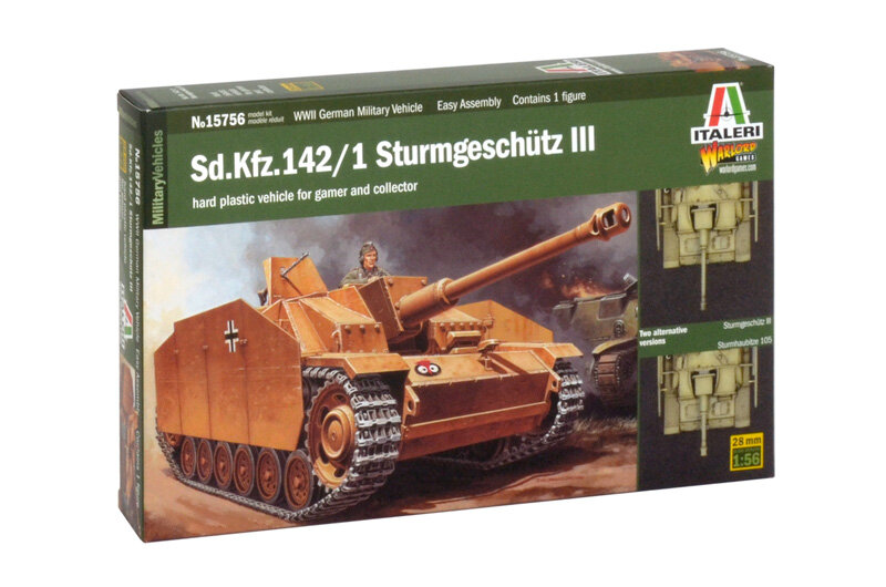 Sd.Kfz.142/1 Sturmgeschütz III (Glue, Paints and Brush NOT INCLUDED)