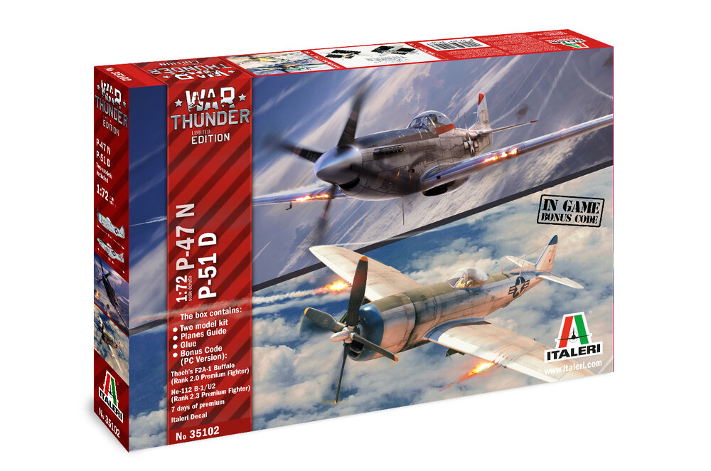 P47N + P51D w/Glue + Video Game