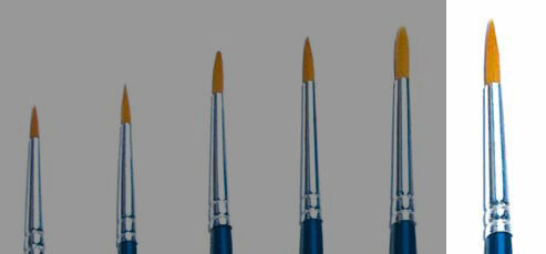 3 Brush Synthetic Round - SINGLE PACK