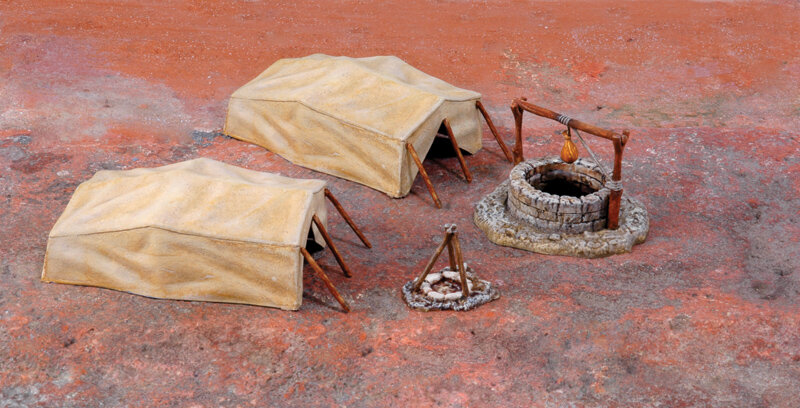 Desert Well and Tents