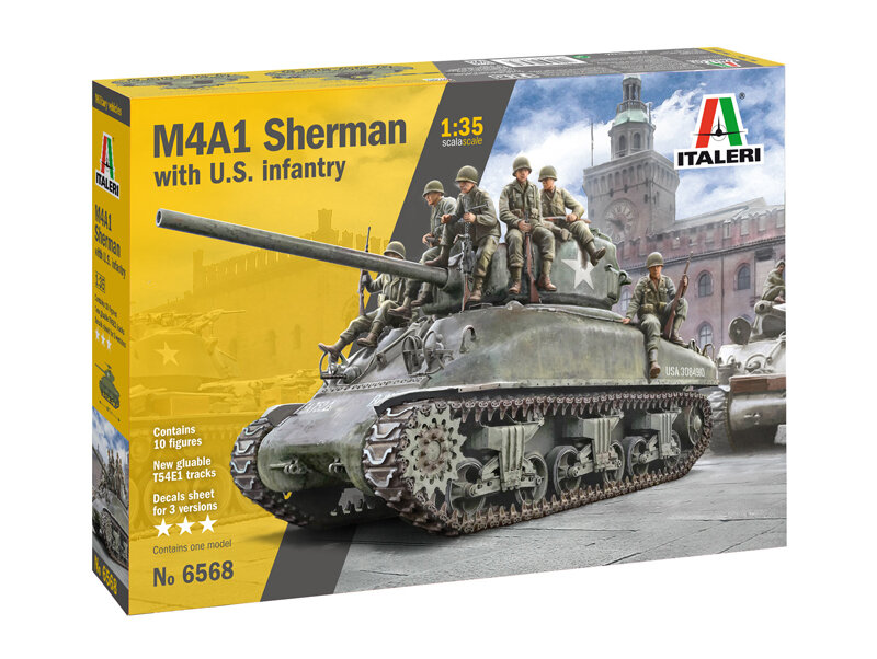 M4A1 Sherman with Infantry