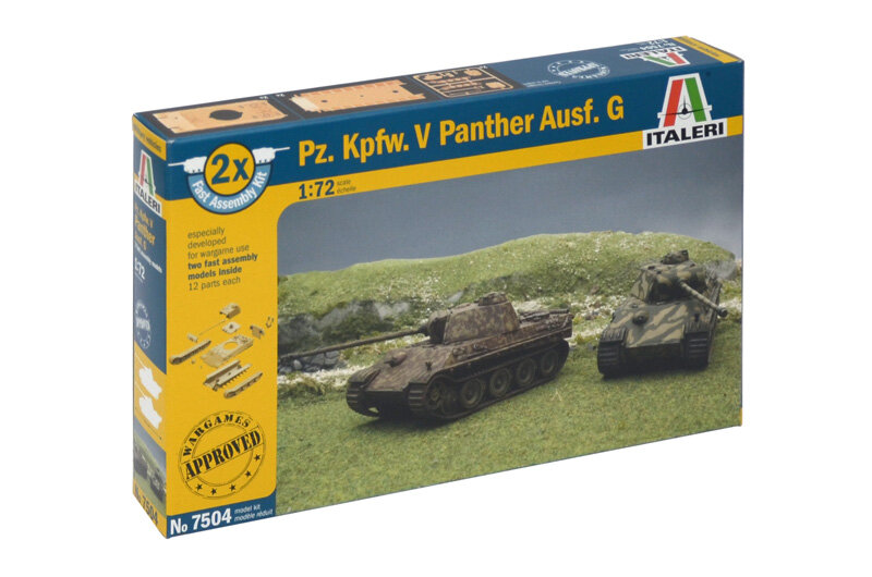 Pz.Kpfw.V PANTHER Ausf.G (2 FAST ASSEMBLY MODELS)