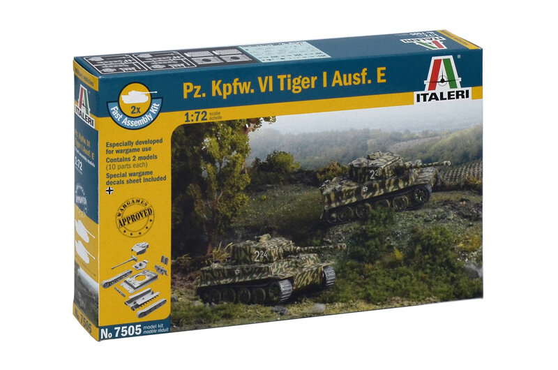 Pz.Kpfw.VI TIGER I Ausf.E (2 FAST ASSEMBLY MODELS)