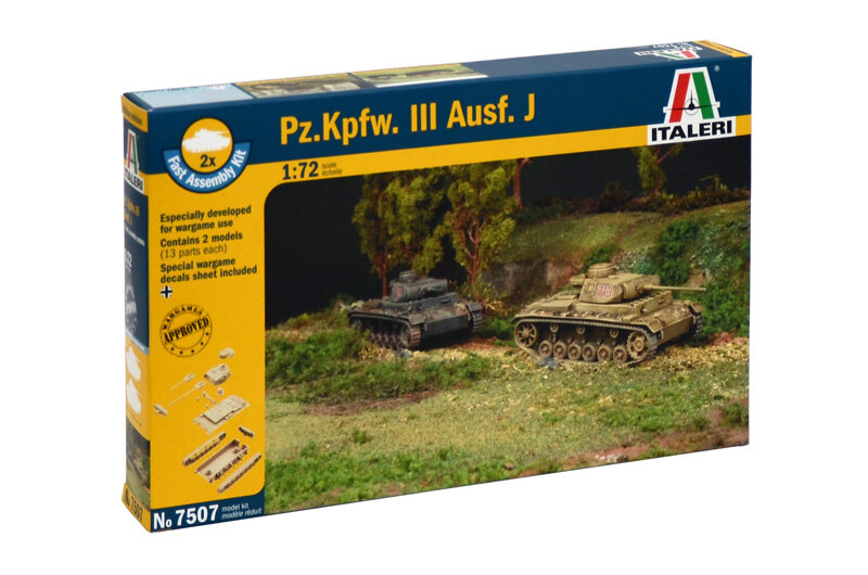 PZ.KPFW. III AUSF. J (2 FAST ASSEMBLY MODELS)