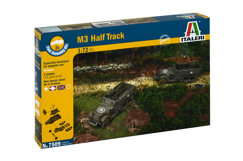 M3A1 HALF TRACK (2 FAST ASSEMBLY MODELS)