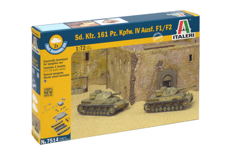 Sd.Kfz.161 Pz.Kpfw.IV F1-F2 (2 FAST ASSEMBLY MODELS)