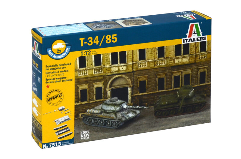 T-34/85 (2 FAST ASSEMBLY MODELS)