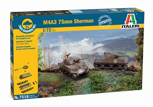 M4A3 75 mm SHERMAN (2 FAST ASSEMBLY MOD.)