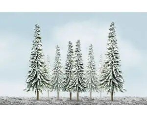 HO-scale - 4″-6″ Scenic-Snow Pine, 24 per pack