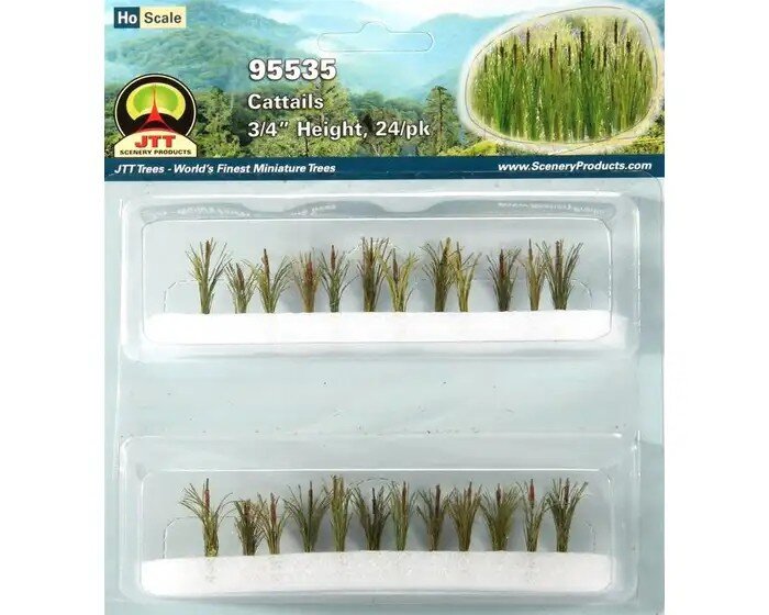 CATTAILS 3/4″ HO 24