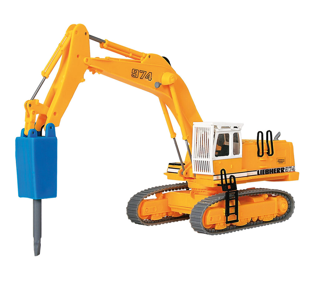 H0 LIEBHERR974 m.Schutzkaefig