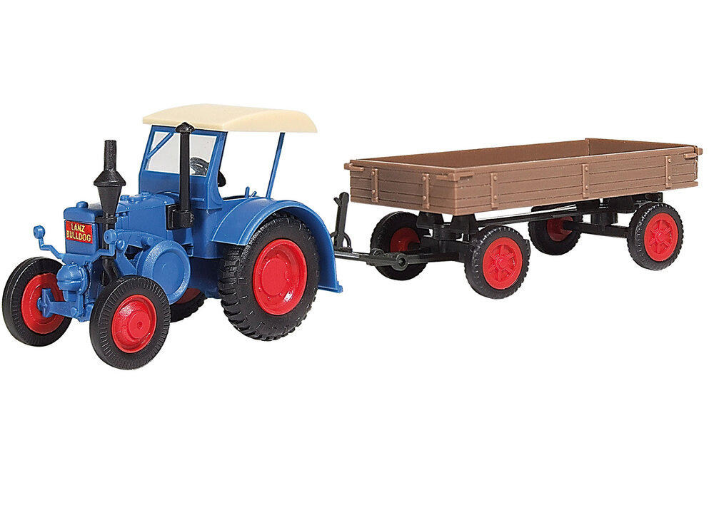 H0 LANZ Traktor mit Gummiradw
