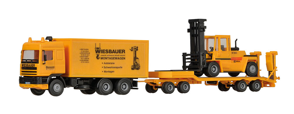 H0 DAF Zugmaschin m Tieflader