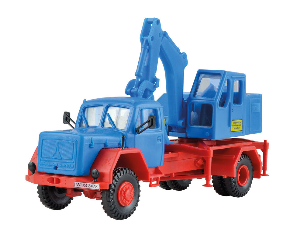 H0 MAGIRUS Eckhauber mit Bagg