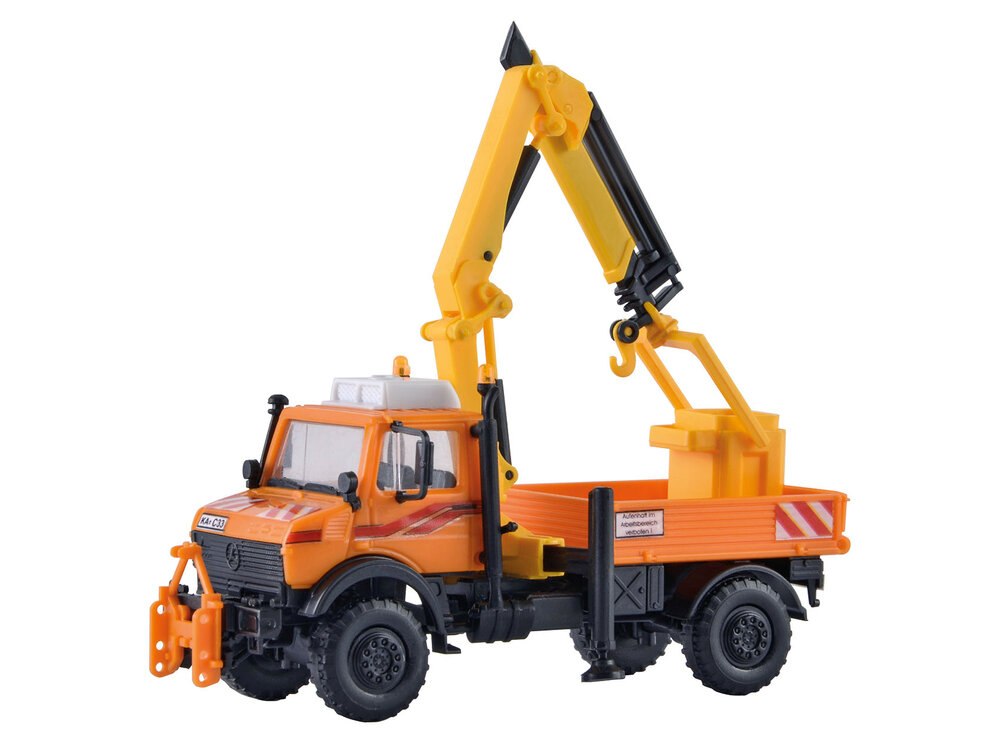 H0 UNIMOG mit Arbeitskran und