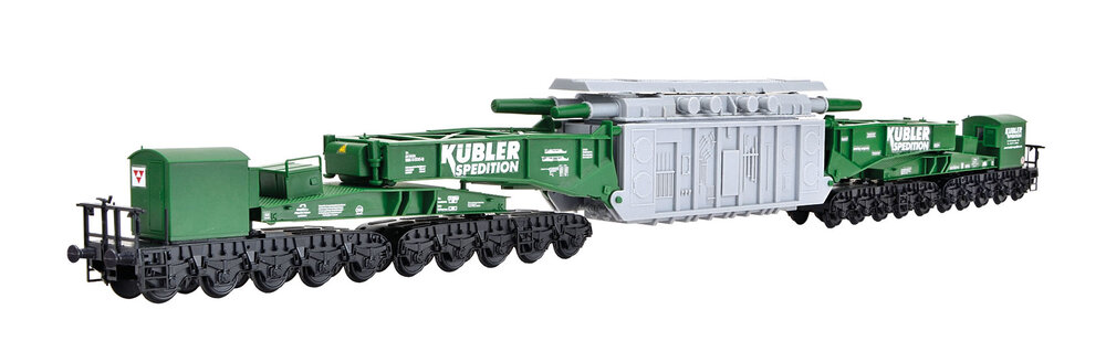 H0 MAN Schienentiefladewagen