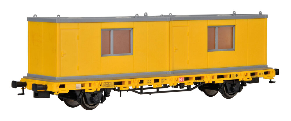 H0 Niederbordwagen mit Contai